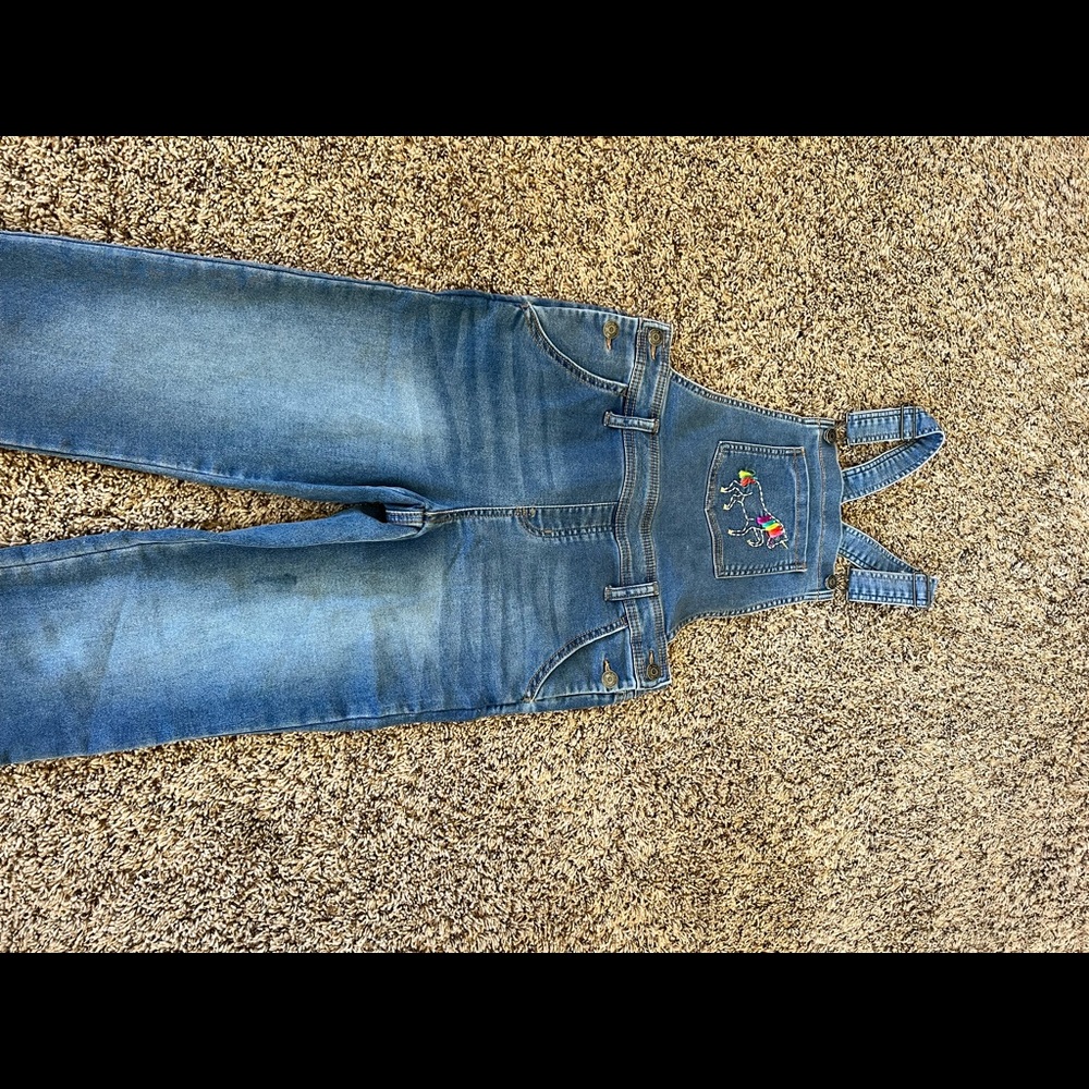Girls Jean Bibs